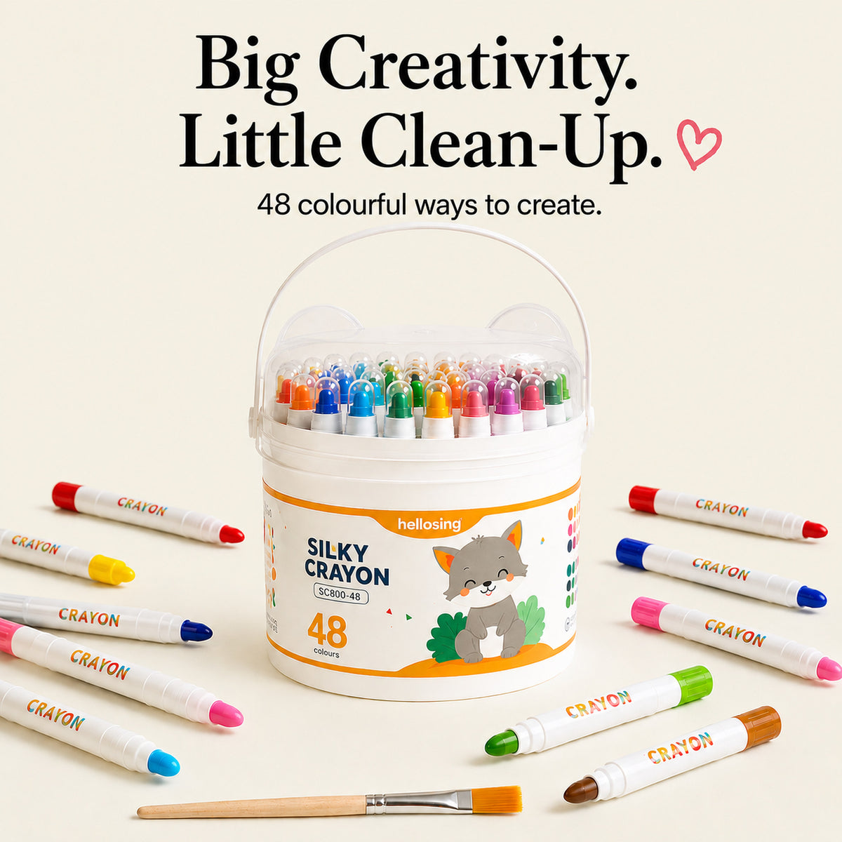 Washable Twisted Crayons