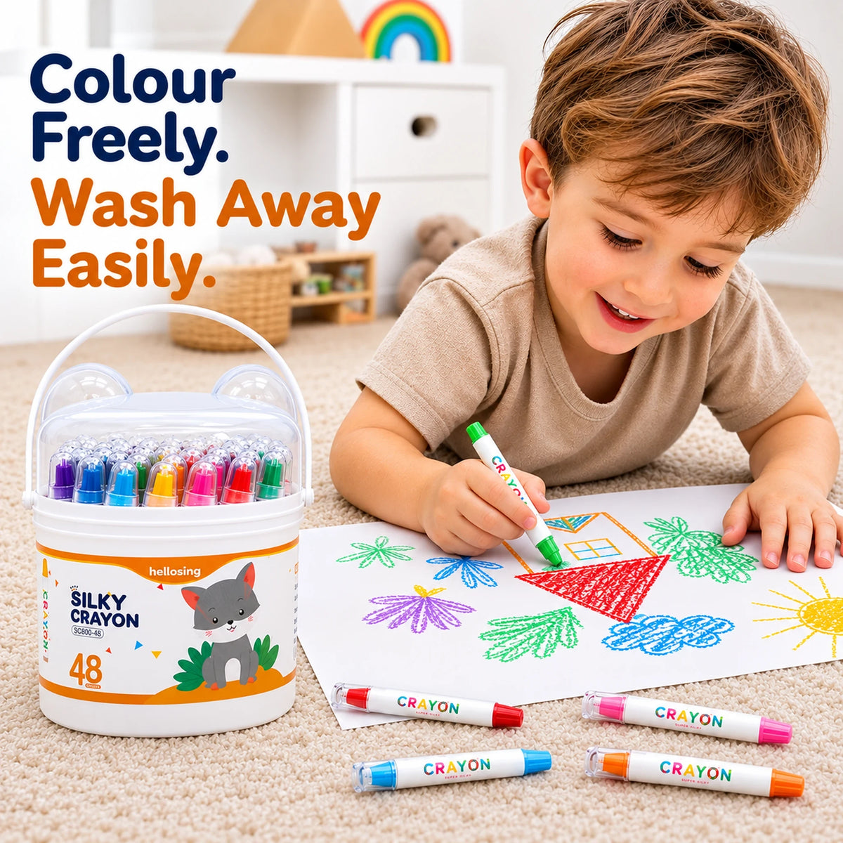 Washable Twisted Crayons