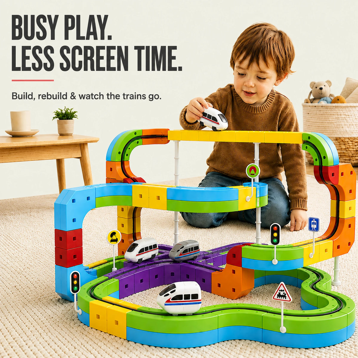 Magnetic Train Set